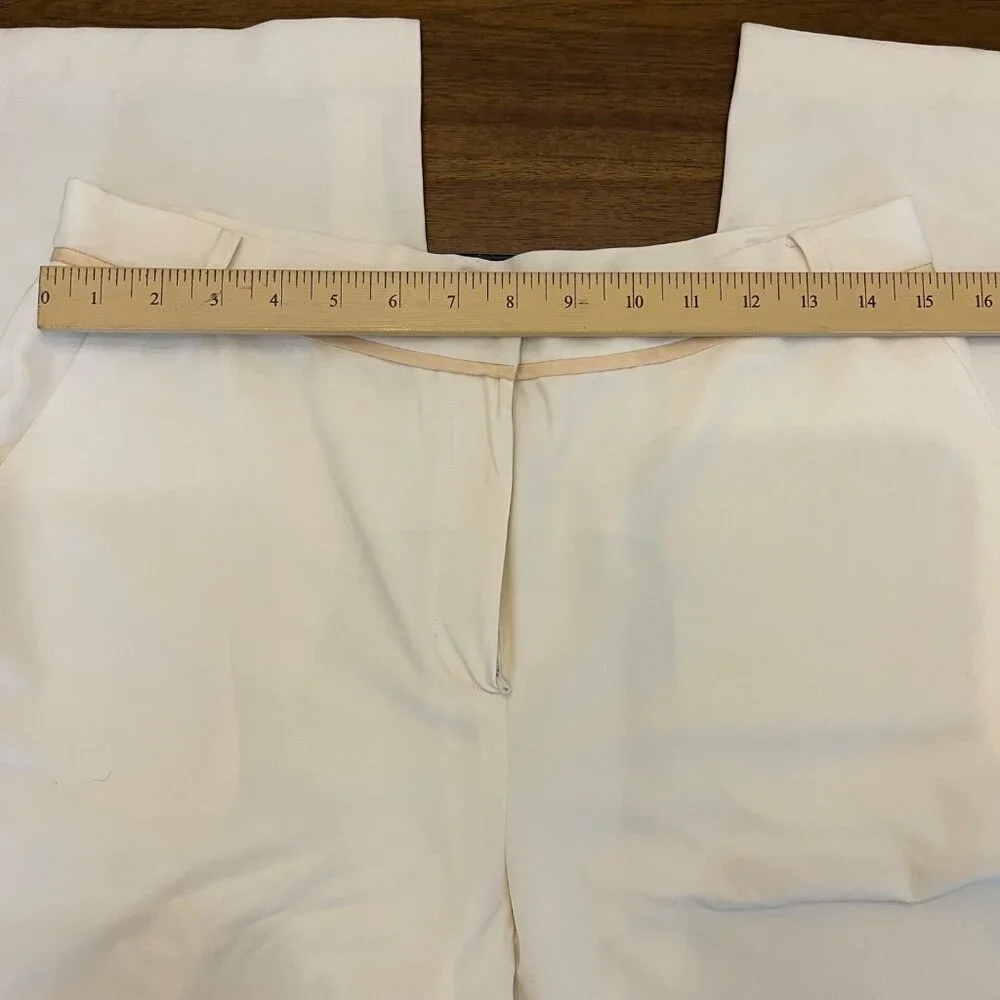 NWT MAG Women's Tapered Trousers Alabaster Cream Size 12 NEW - Picture 6 of 12